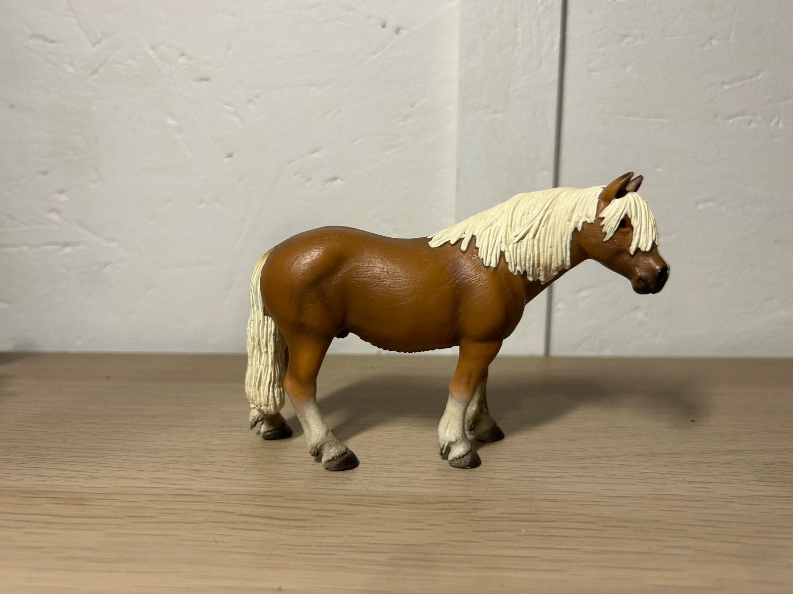 Schleich haflinger, Ophalen of Verzenden, Zo goed als nieuw, Paard, Beeldje of Figuurtje