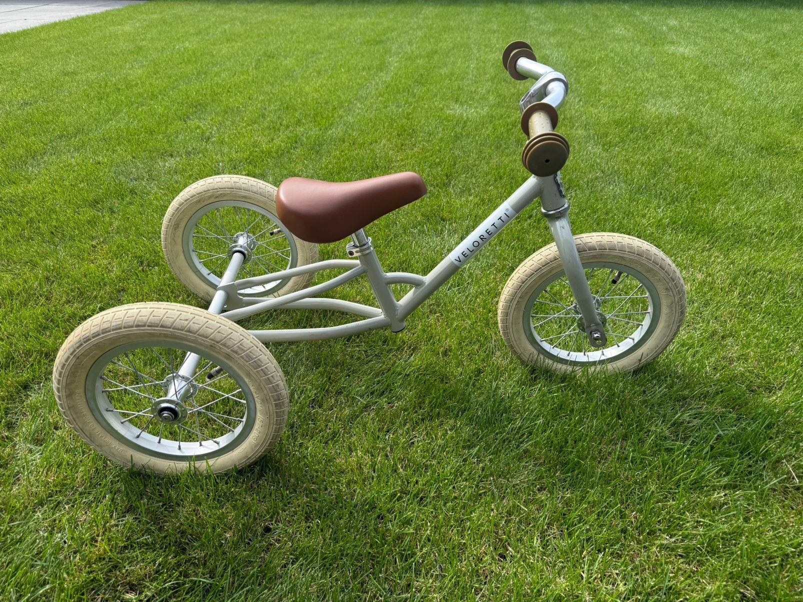 Veloretti 2-1 loopfiets Grey, Kinderen en Baby's, Ophalen, Zo goed als nieuw, Loopfiets
