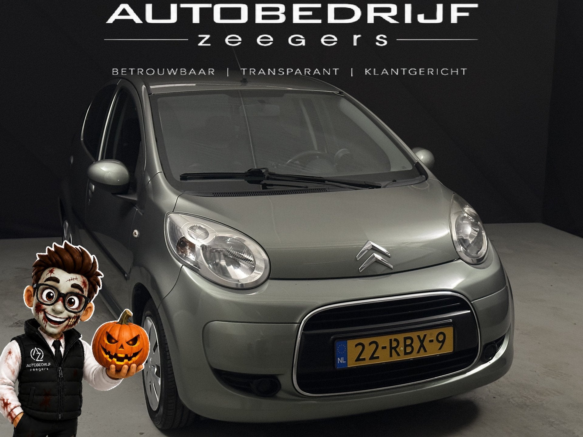 Citroën C1 1.0-12V Ambiance *AC*Lage KM*NAP*UNIEK*, Voorwielaandrijving, Euro 5, Gebruikt, 4 stoelen