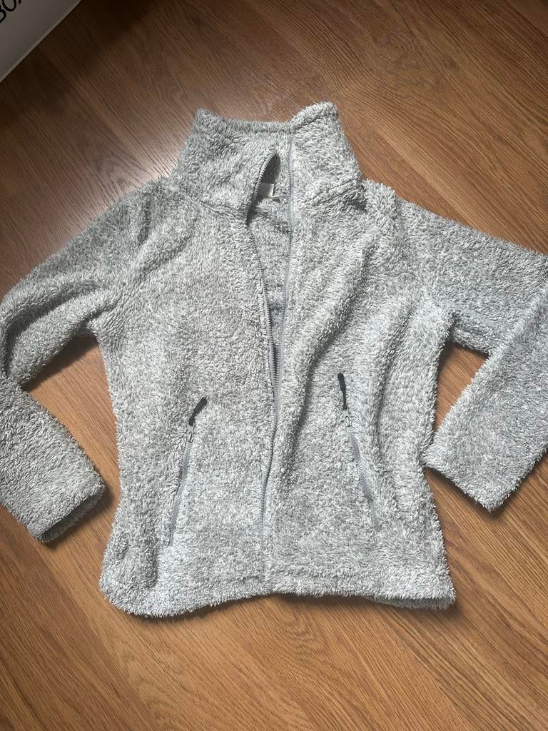 Grijs fleece vest maat M, Ophalen of Verzenden, Gedragen, Maat 38/40 (M), Grijs