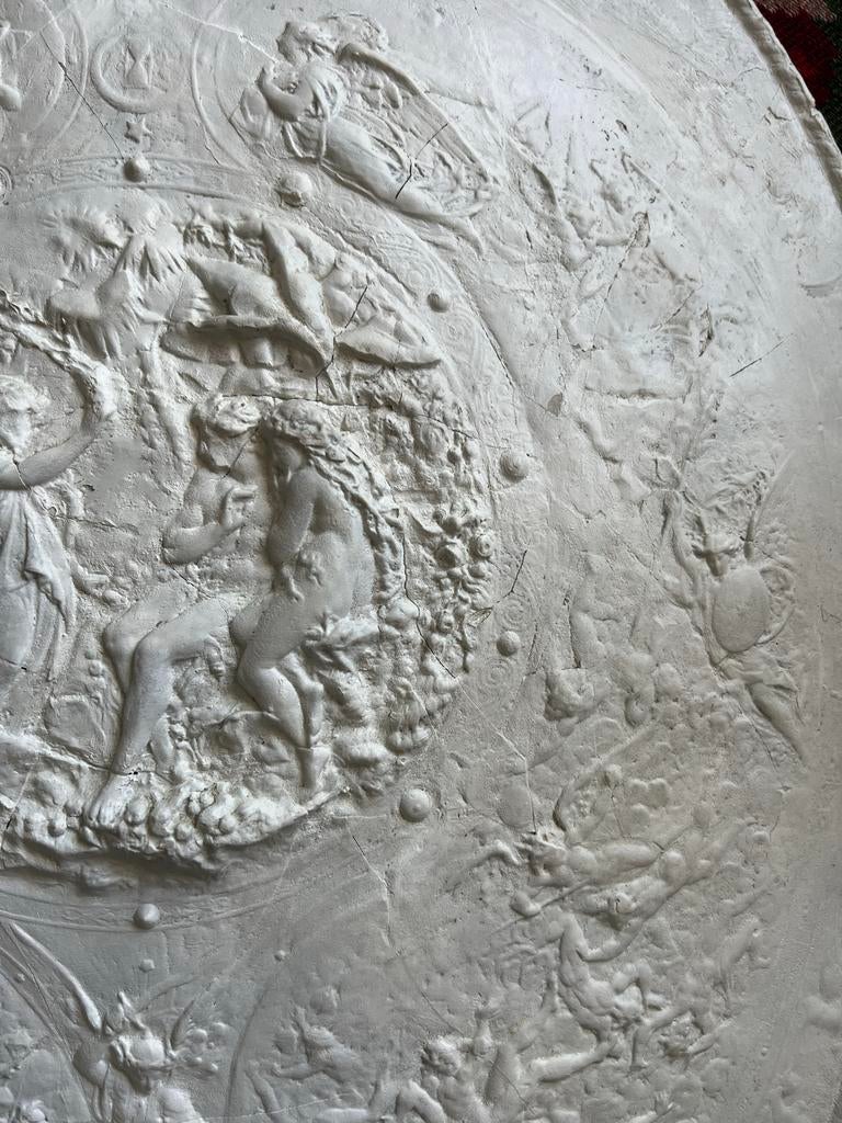 Gipsen afgietsel van ornament, Antiek en Kunst, Kunst | Overige Kunst, Ophalen