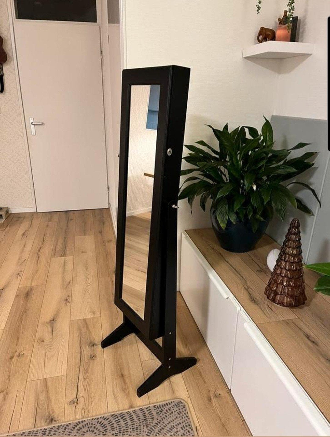 Sieradenkast met spiegel, Ophalen, Minder dan 50 cm, Zo goed als nieuw, Minder dan 100 cm