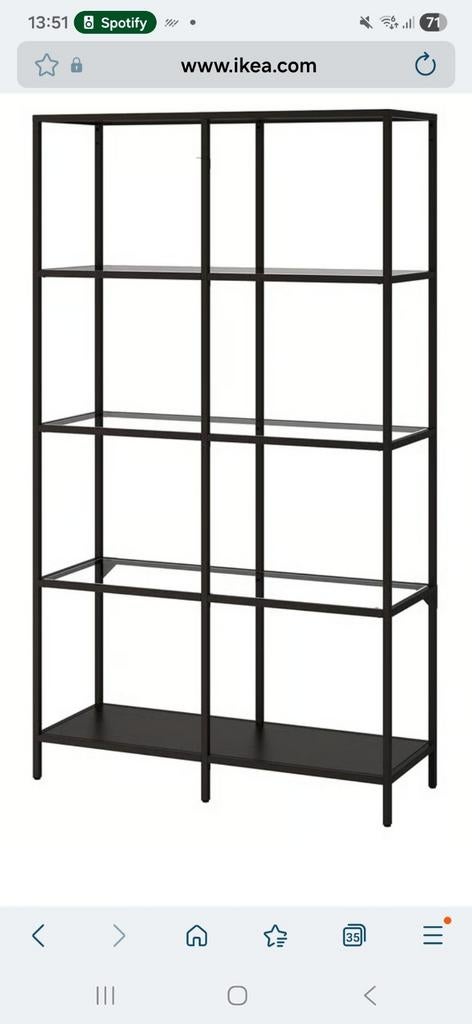 IKEA KALLAX/FJÄLKINGE open kast/boekenkast, Huis en Inrichting, Met plank(en), Gebruikt, 200 cm of meer, Overige materialen