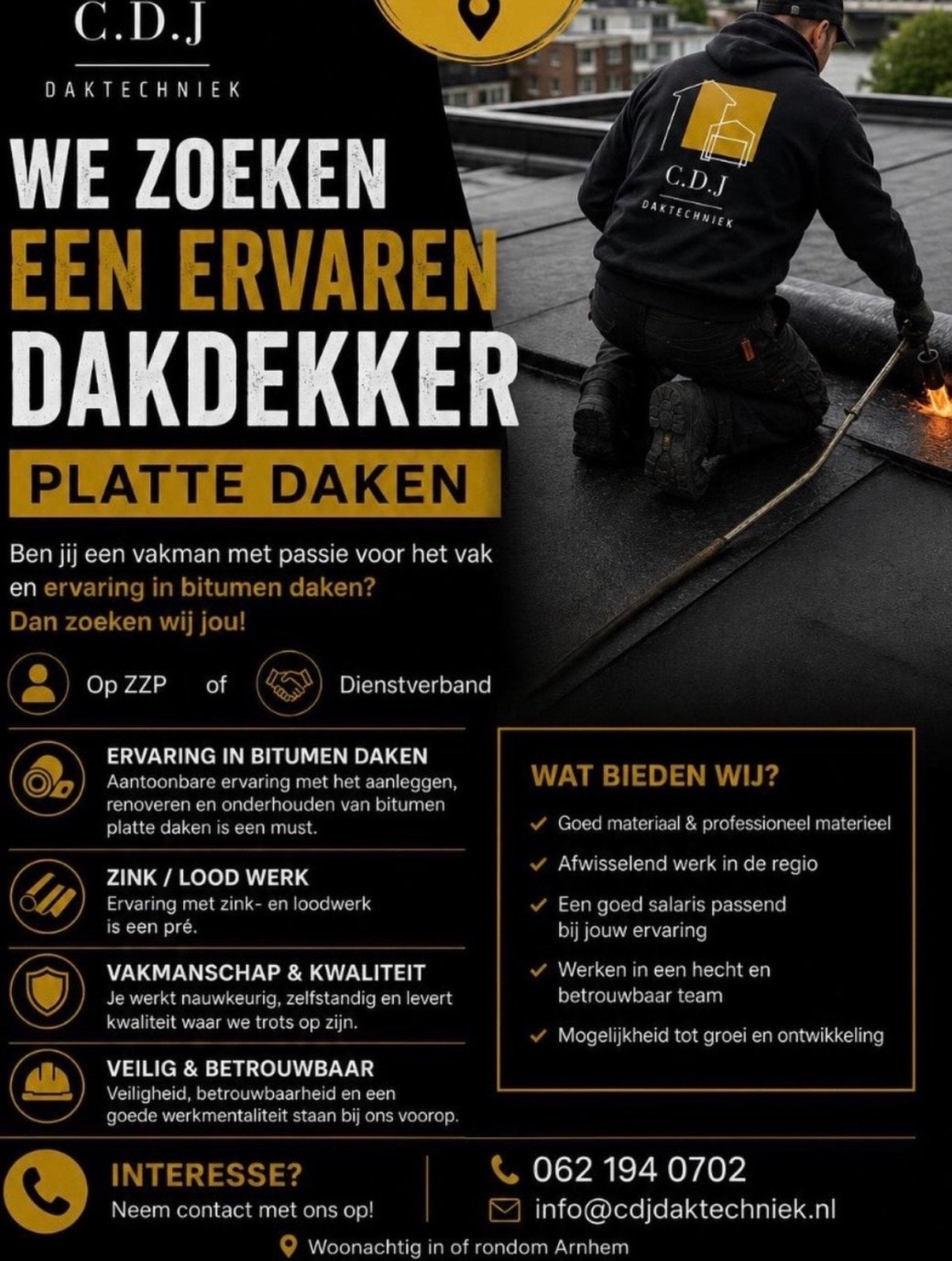 Dakdekker gezocht, Bitumineus