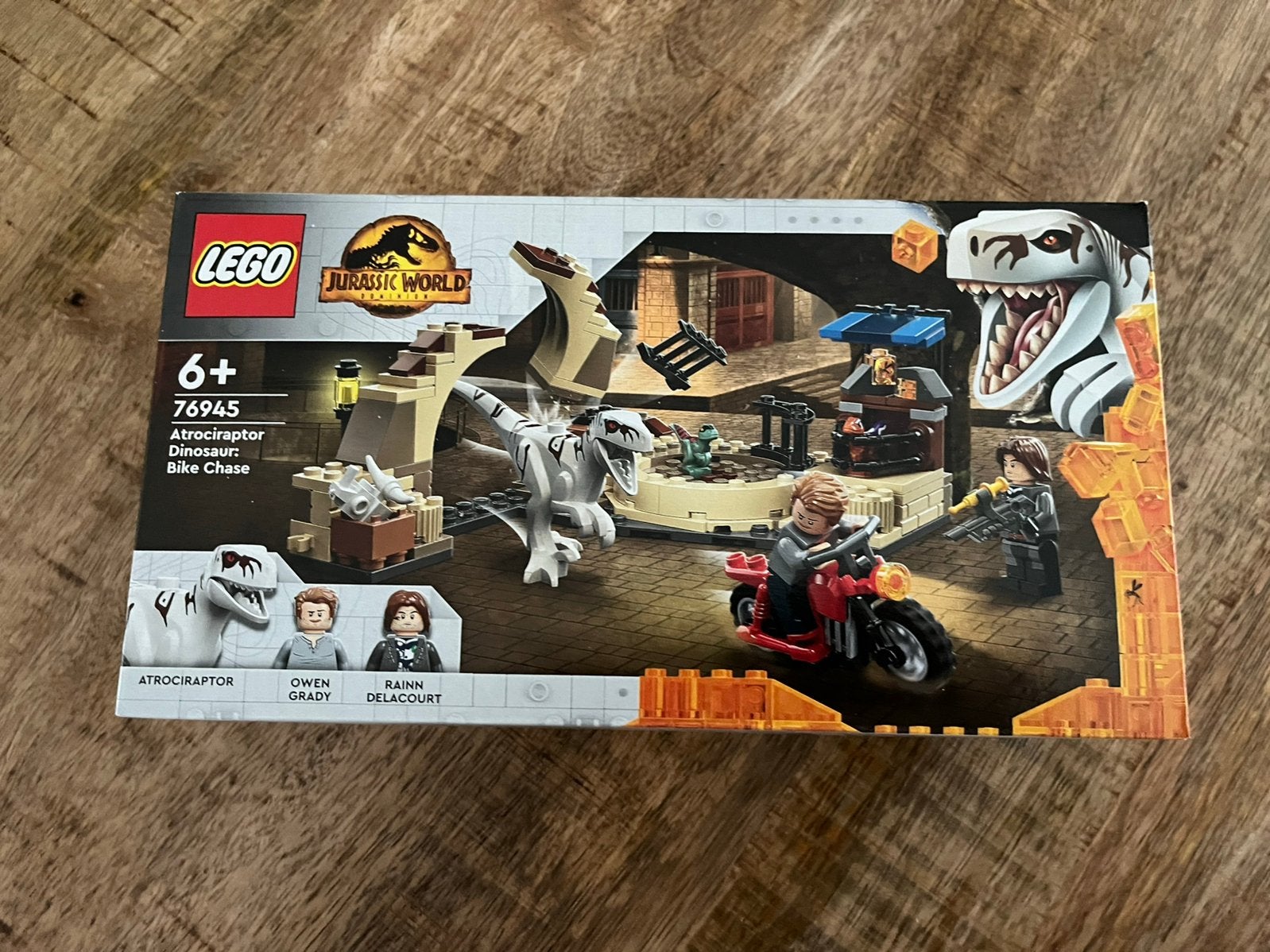 Lego 76945 Jurassic World Artociraptor Dinosaur Bike Chase, Ophalen, Jurassic World, Lego, Nieuw