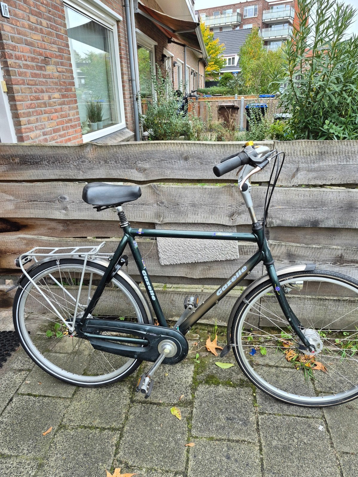 een 28inch hoge herenfiets, Ophalen, Gebruikt, Versnellingen, 57 tot 61 cm