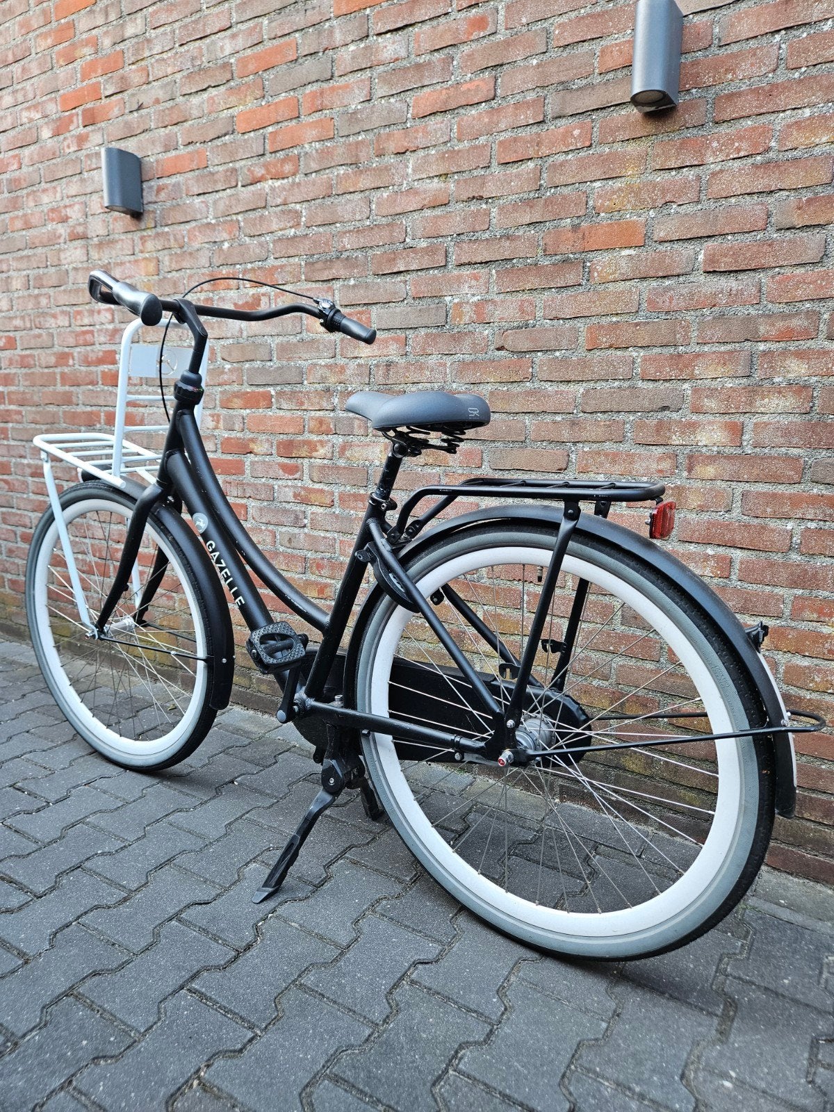 Gazelle Puur NL Damesfiets - Zwart, Zo goed als nieuw, Fietsen en Brommers, Fietsen | Dames | Damesfietsen, Terugtraprem, Ophalen of Verzenden