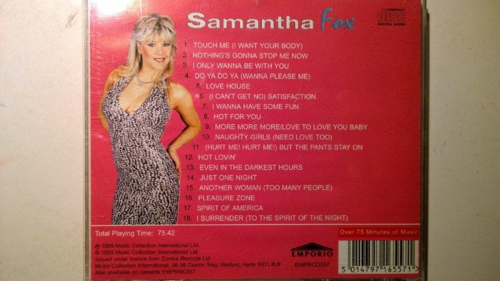Samantha Fox - The Hits Album, Ophalen of Verzenden, Zo goed als nieuw, Pop, Album