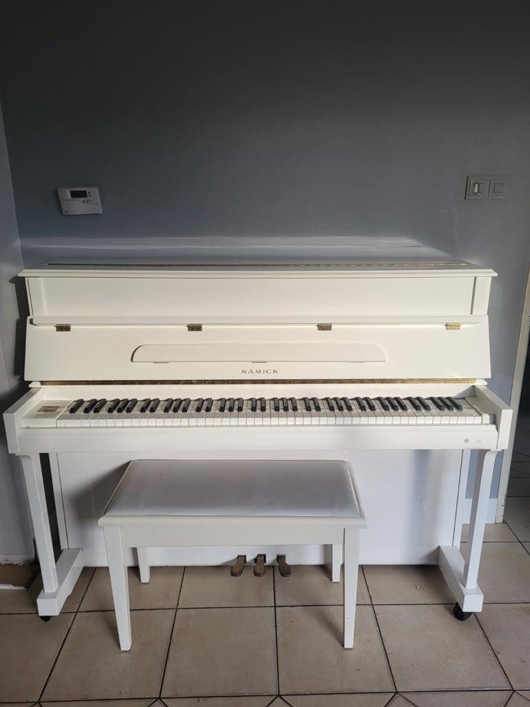 Samick Piano - Hoogglans wit, Ophalen, Wit