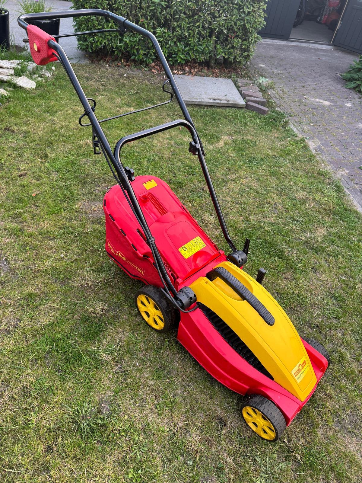 Wolf Garten elektrische grasmaaier, Ophalen, Gebruikt, Elektrische grasmaaier, 30 t/m 39 cm