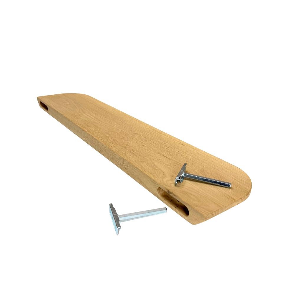 Eiken wandplank - Maatwerk mogelijk! - massief eiken, Verzenden, Nieuw