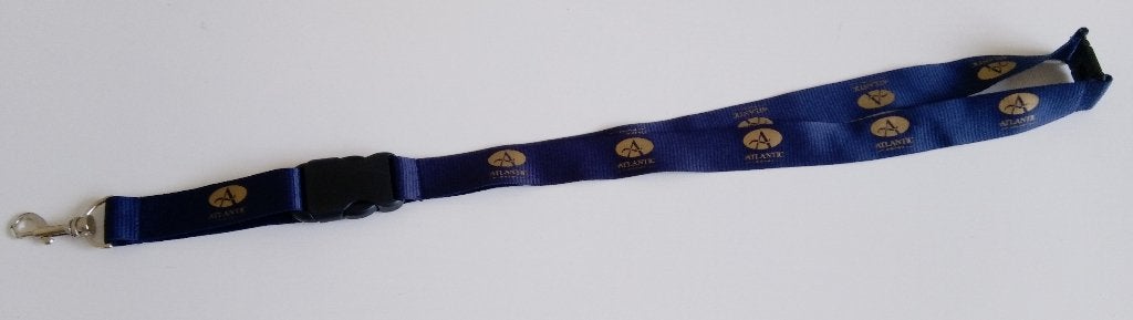 keycord met buckle sluiting, donkerblauw met logo, nieuw, Ophalen of Verzenden, Nieuw, Merk