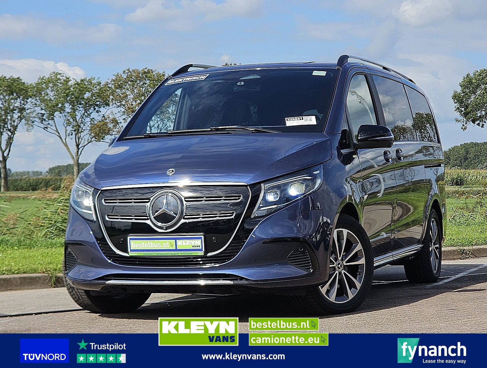 MERCEDES-BENZ EQV 300 wltp 364 kms, Auto's, Automaat, Gebruikt, Blauw, 204 pk