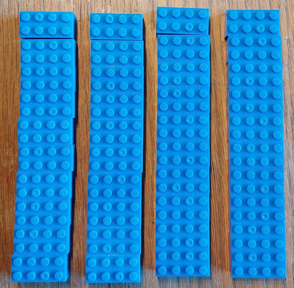Playing kids, 40 Bouwstenen van Blox en Mayka toy block tape, Ophalen of Verzenden, Nieuw, Overige merken