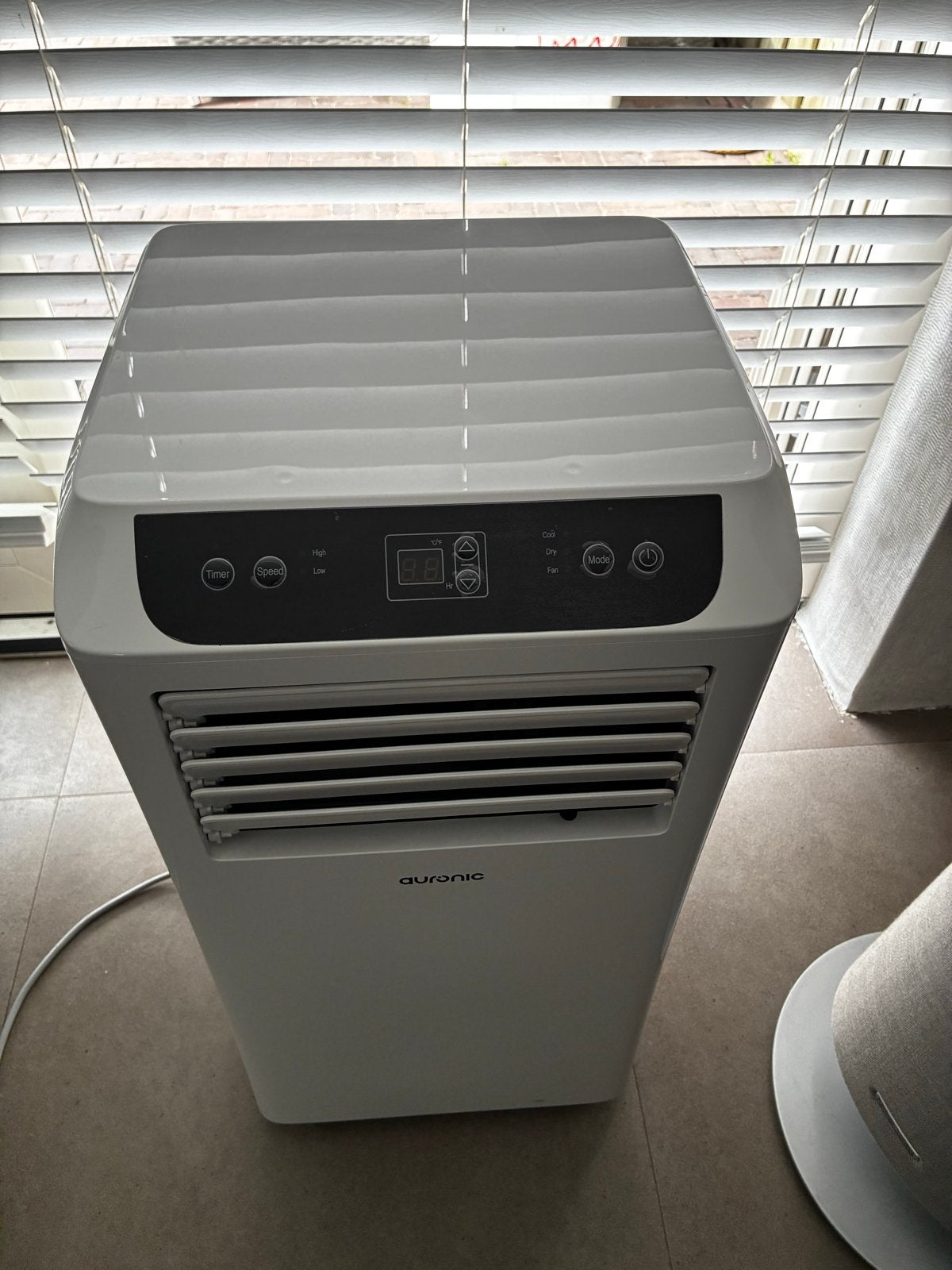 Auronic Mobiele Airco AU3134 - Koelen en Ontvochtigen, Ophalen, Minder dan 60 m³, Timer, 3 snelheden of meer