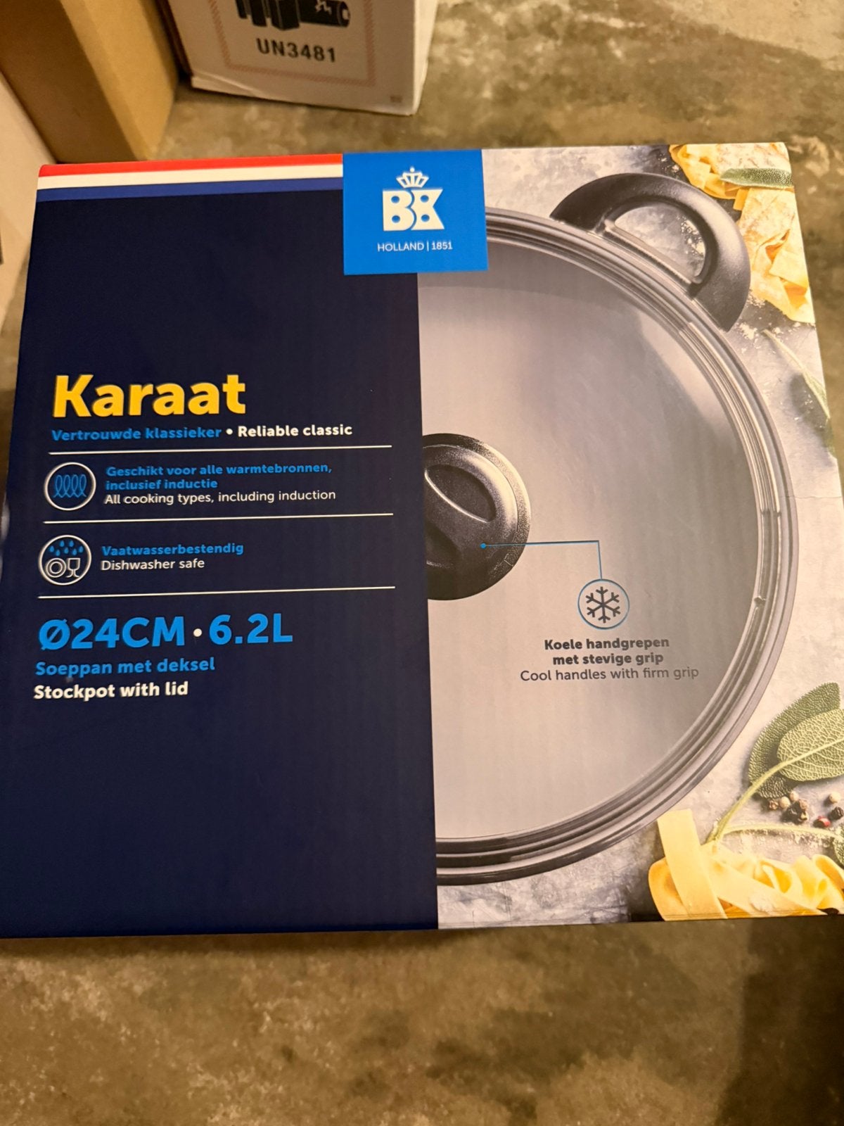 BK Karaat Soeppan (nieuw in doos), Huis en Inrichting, Keuken | Potten en Pannen, Ophalen of Verzenden