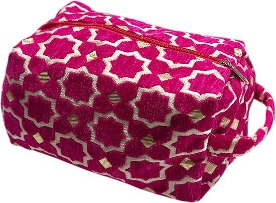Luxe Toilettas Pouch met Handige Reis Make-up  tas - Roze, 30 cm of meer, Minder dan 40 cm, Ophalen of Verzenden, Roze