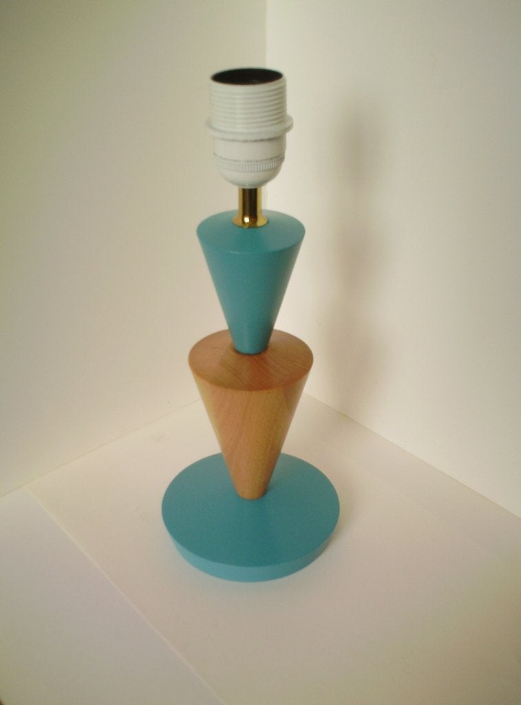 Tafellamp - Lampvoet PEKING - turquoise - NIEUW !!, Ophalen of Verzenden, Nieuw
