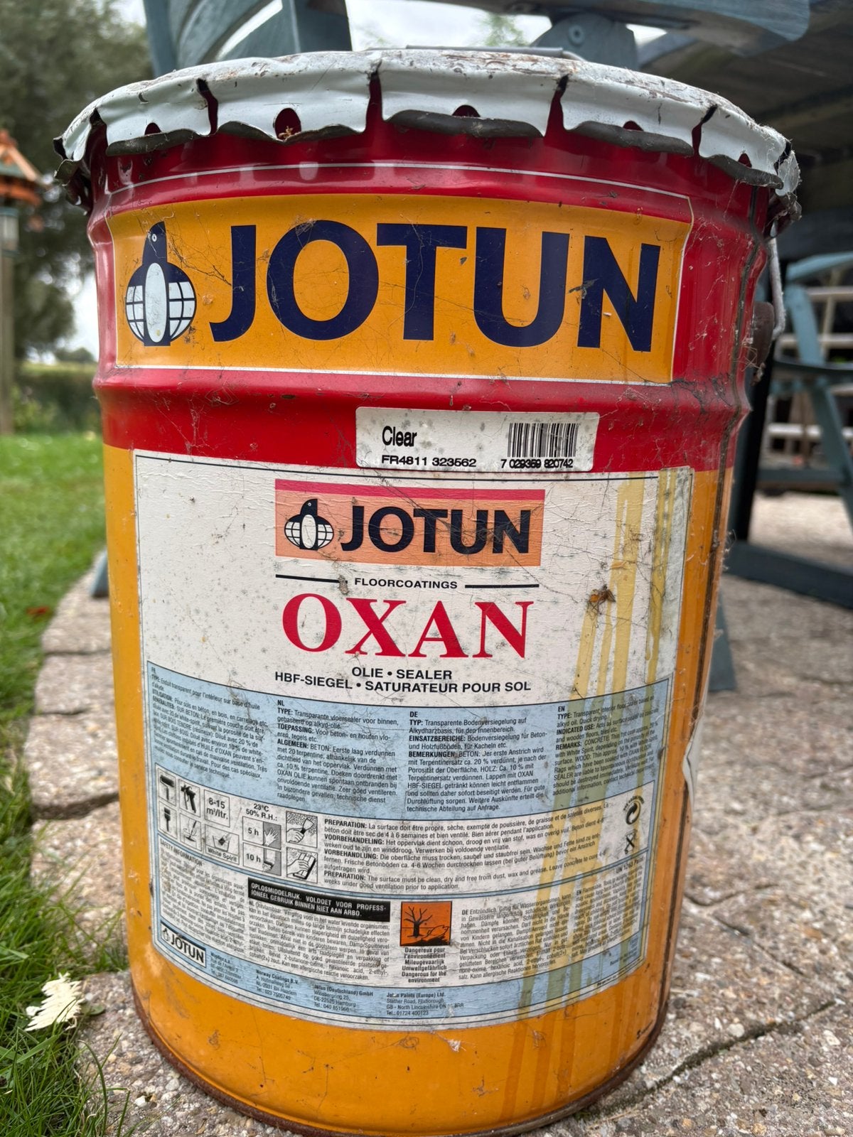 Jotun oxan olie, Ophalen, Overige kleuren, Zo goed als nieuw, 15 tot 20 liter