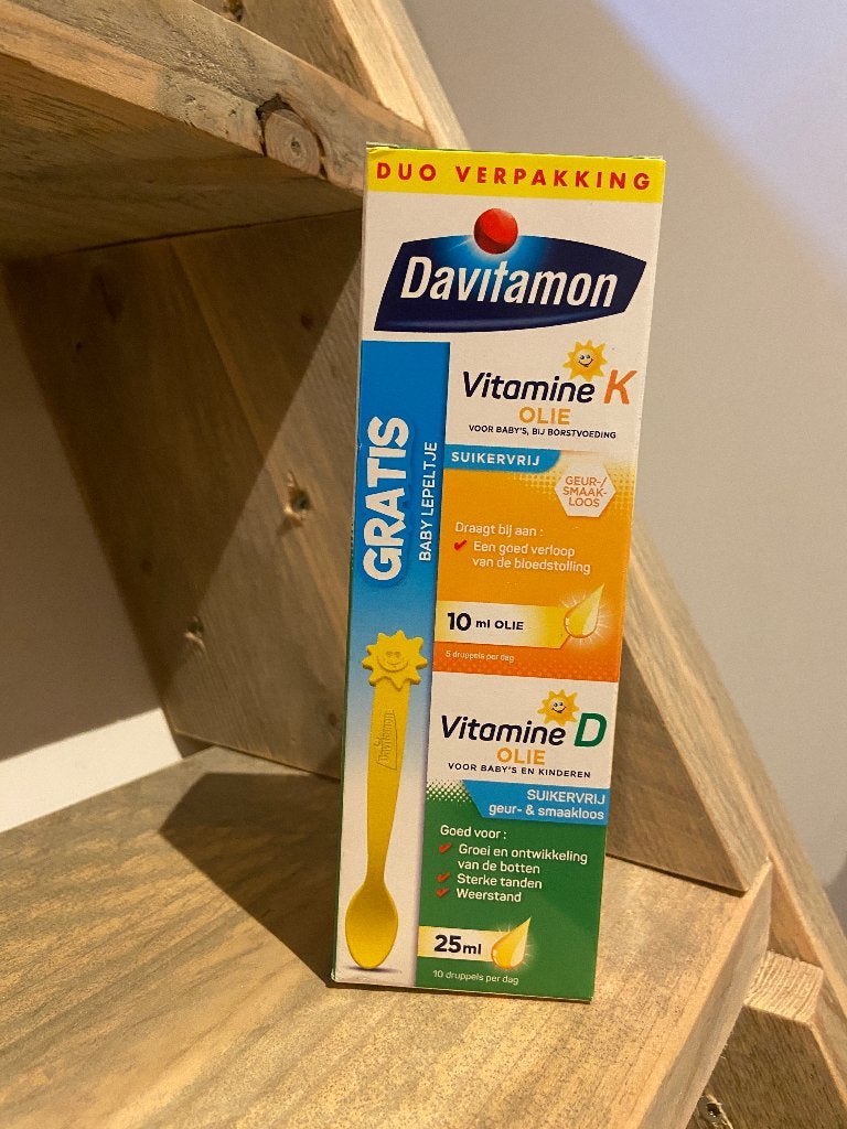 Vitaminedruppels D+K en + lepeltje, Ophalen of Verzenden, Nieuw, Overige typen