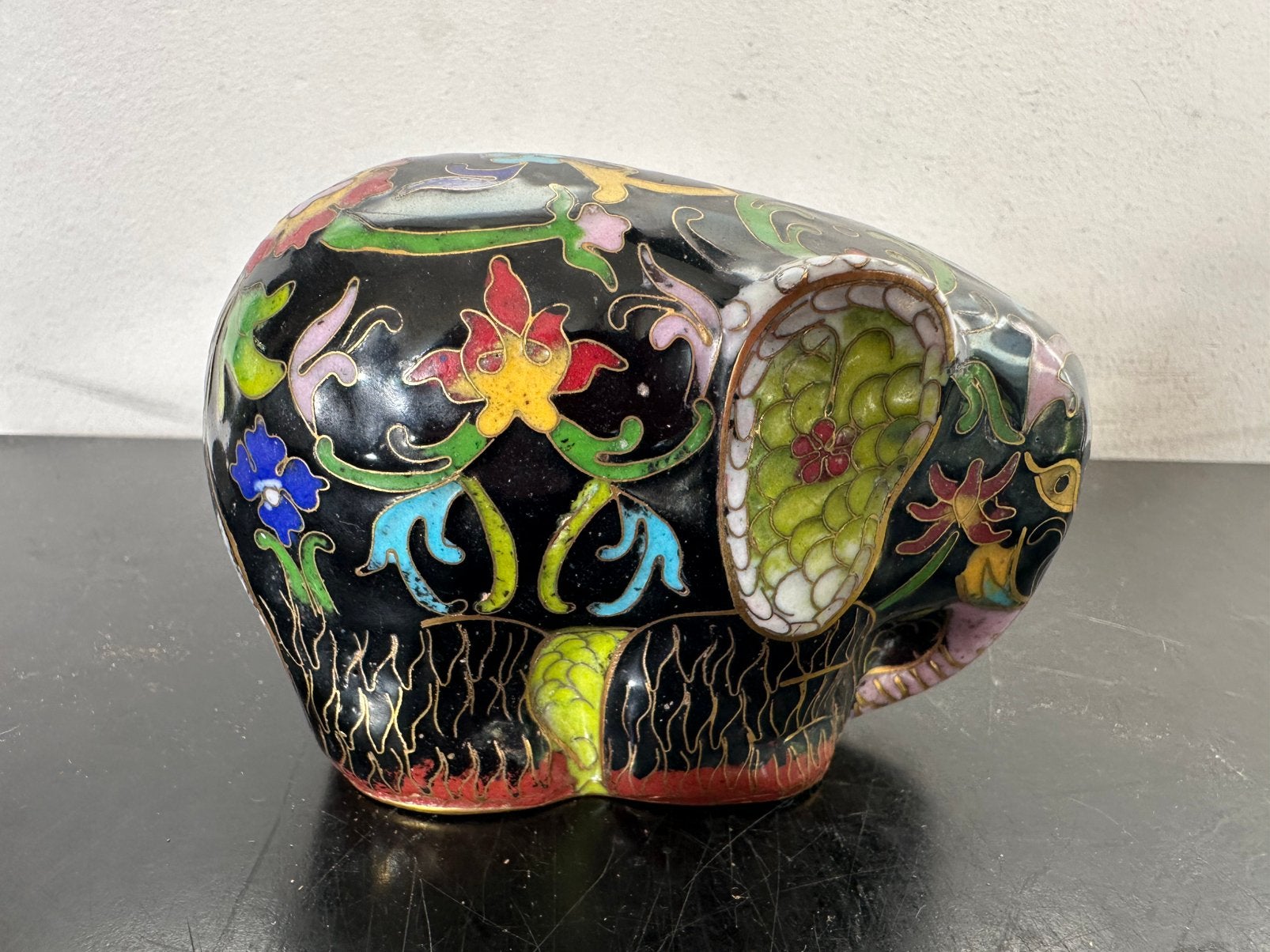Chinees Cloisonne Olifant beeld  10/6.5 cm, Antiek en Kunst, Ophalen of Verzenden
