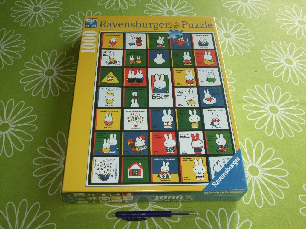 Nieuw in seal: Nijntjes 65e verjaardag puzzel - 1000 st, Ophalen of Verzenden, 500 t/m 1500 stukjes, Nieuw, Legpuzzel