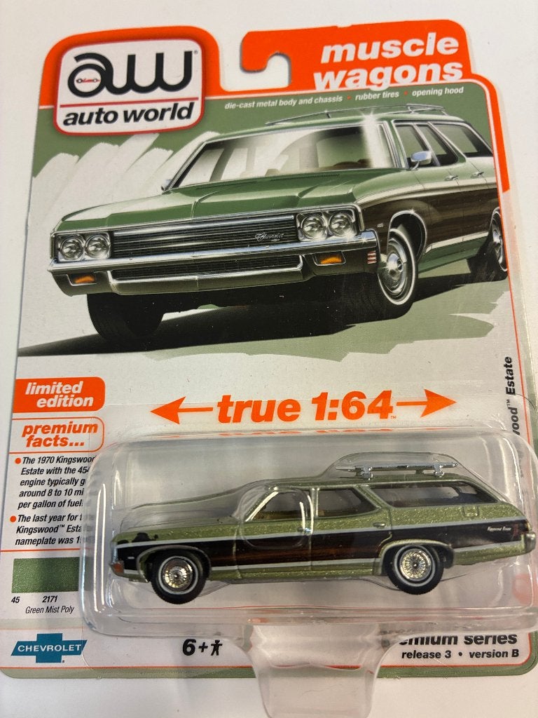 79734: Chevrolet "Kinswood" Estate - 1970 - Auto World 1:64, Auto, Nieuw, Ophalen of Verzenden, Bachsatztstr. 54 D 72131 Ofterdingen, Germany