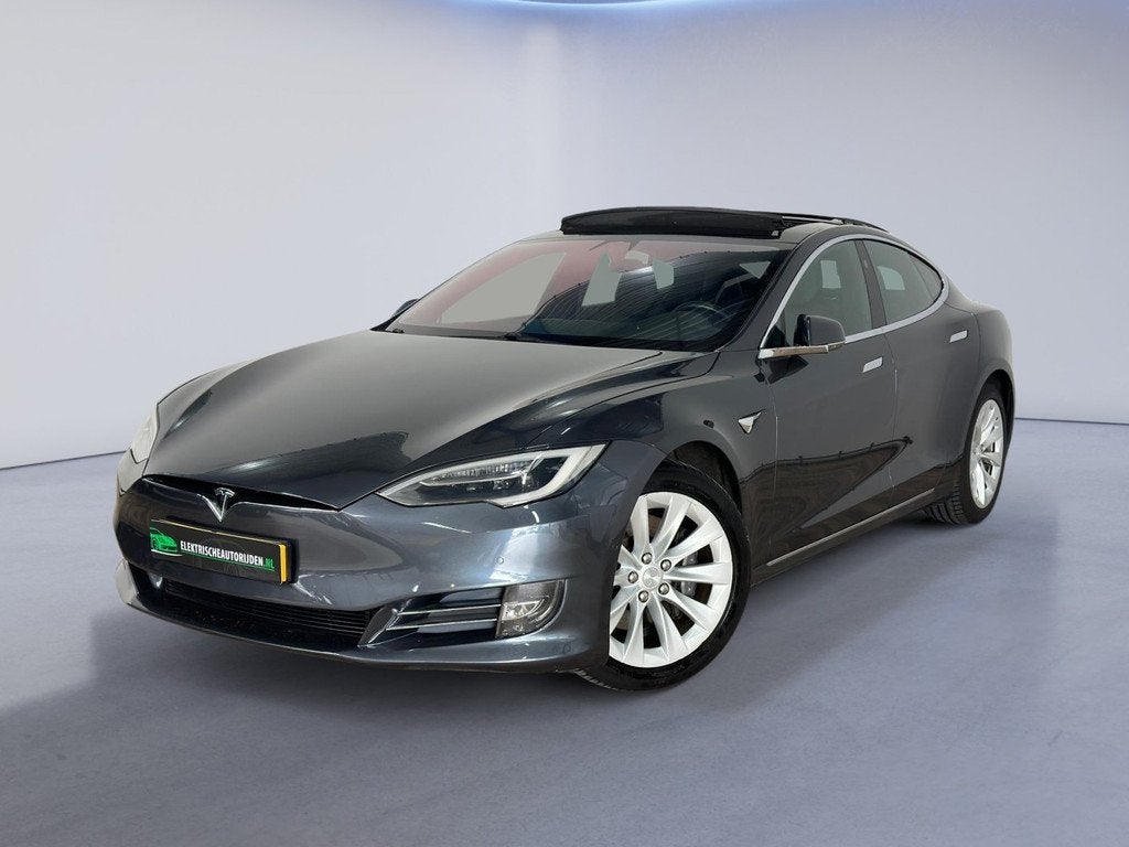 Tesla Model S 90D Base, Auto's, Tesla, Automaat, Gebruikt, Zwart, 110 €/maand