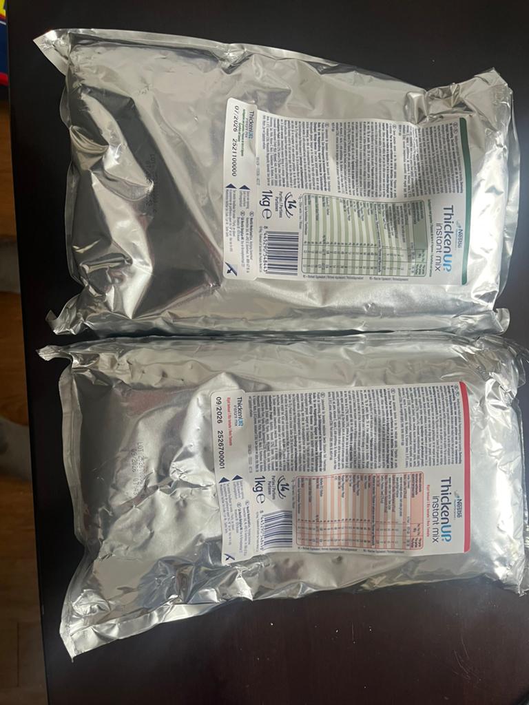 Nestle Thicken up instand mix / Gratis, Ophalen
