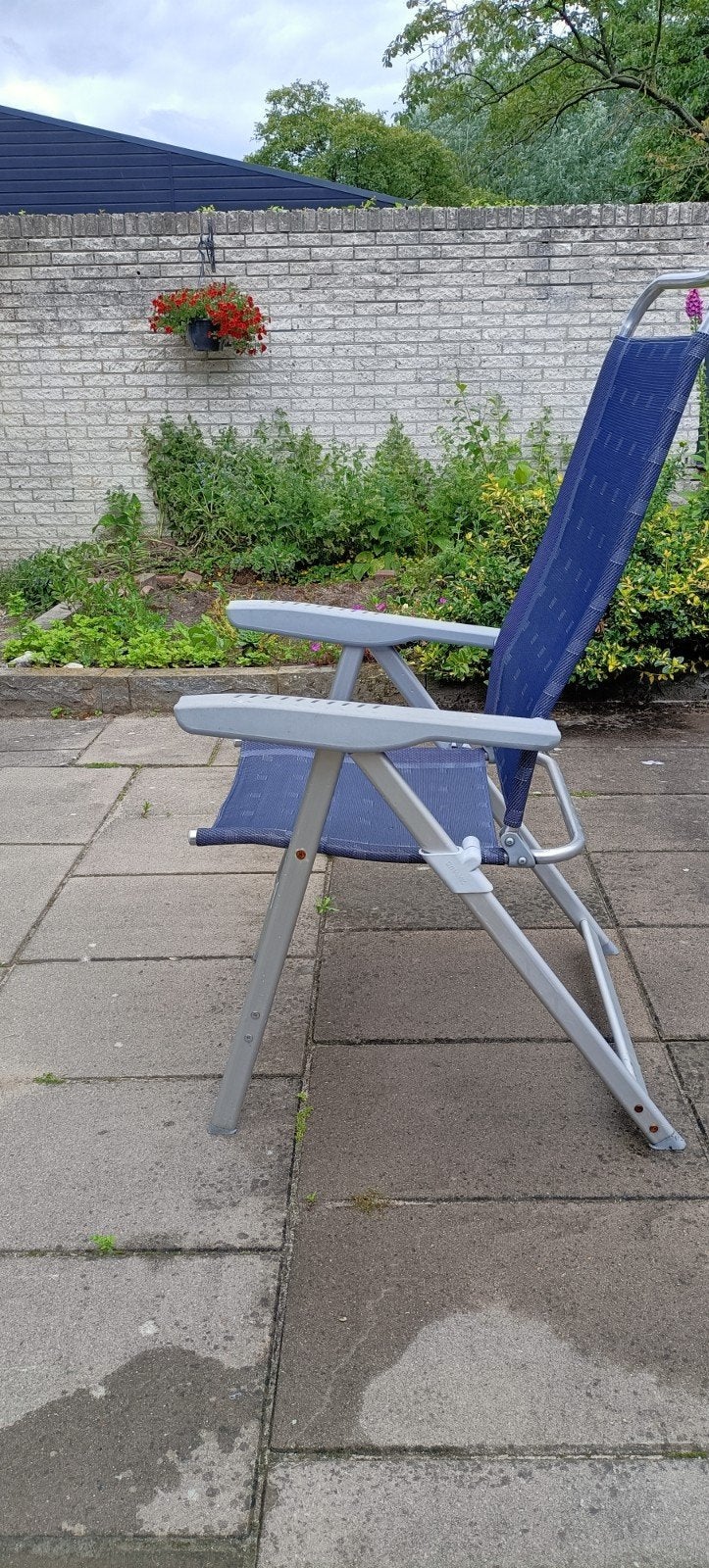 Gebruikte Dukdalf campingstoelen, Ophalen, Gebruikt, Aluminium, Verstelbaar