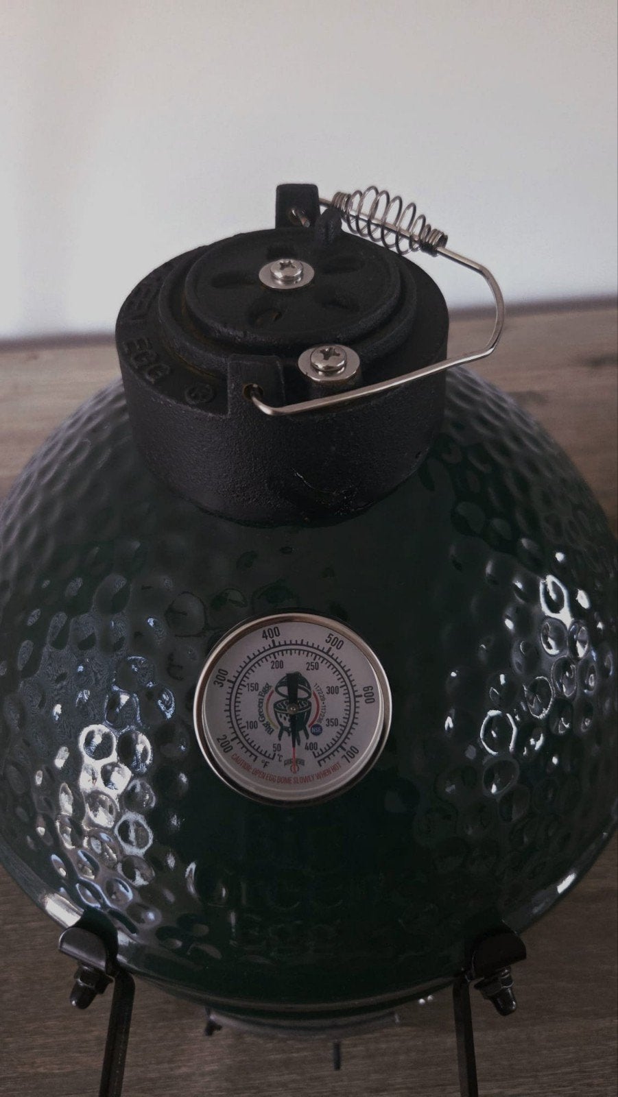 Nieuw mini Big Green Egg barbecue, Tuin en Terras, Ophalen, Zo goed als nieuw, Big Green Egg (origineel), Met accessoires
