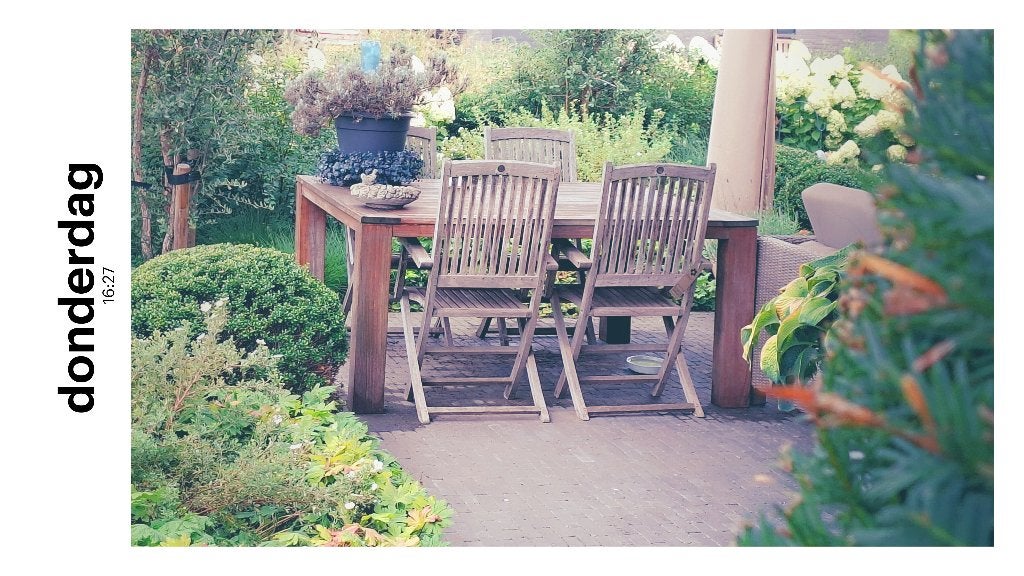 hardhouten tuintafel, Ophalen, Gebruikt, Rechthoekig, Teakhout