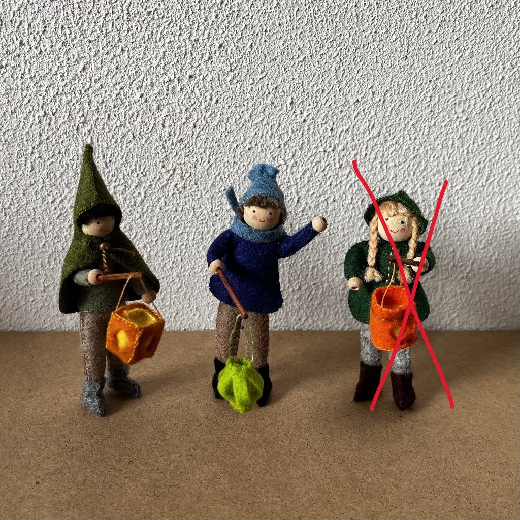 Sint-Maarten kinderen van vilt, Ophalen of Verzenden, Nieuw, Figuurtje(s)