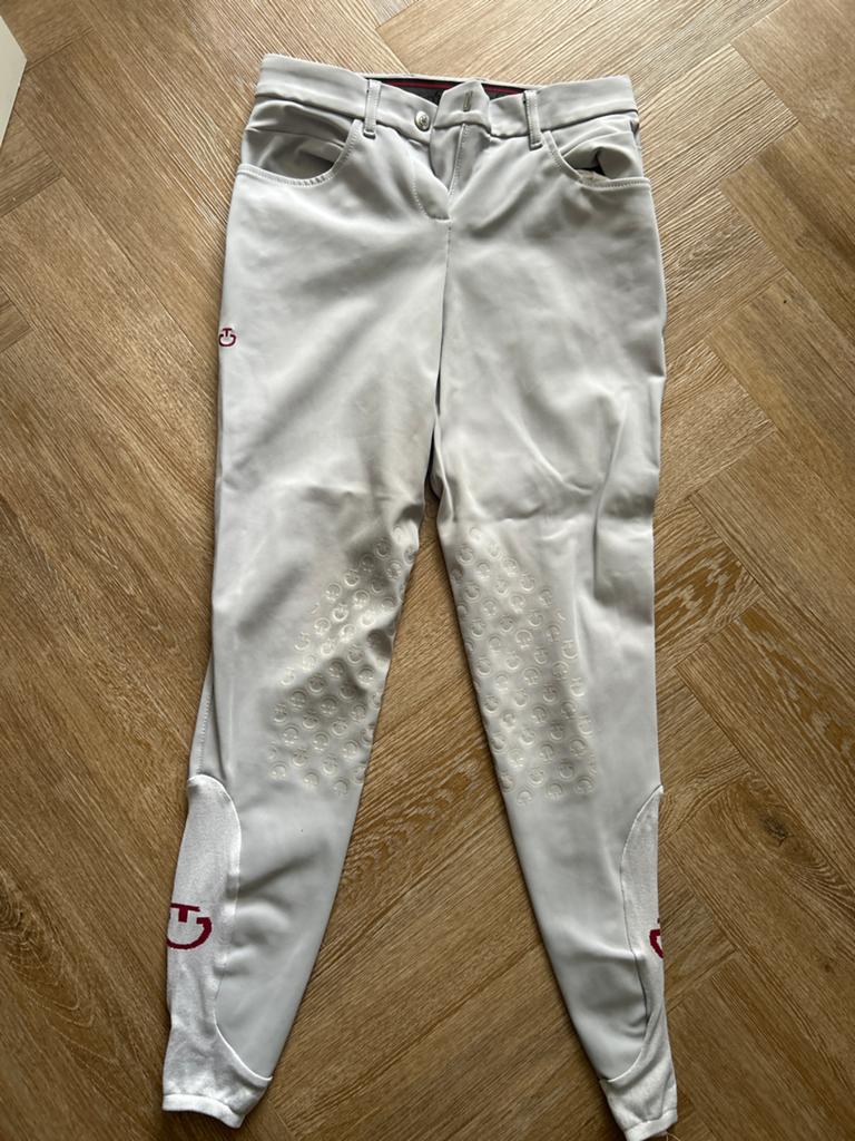 Cavalleria Toscana witte rijbroek US/UK 6 IT 38 FR 34, Dieren en Toebehoren, Paardrijkleding, Dames, Onderkleding, Ophalen of Verzenden