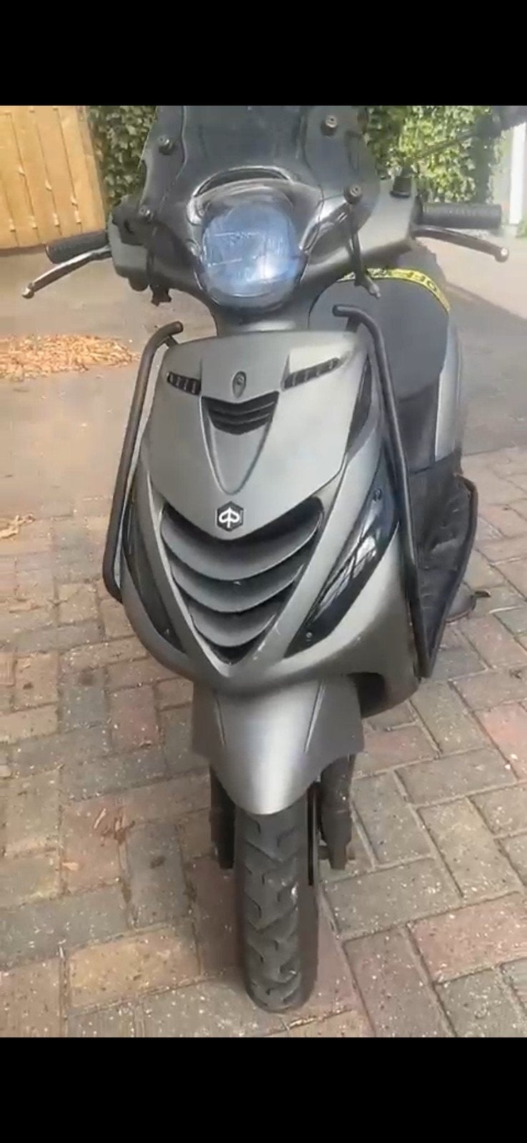 Kappenset Piaggo Zip Grijs - Gebruikt, Fietsen en Brommers, Brommeronderdelen | Scooters, Ophalen of Verzenden, Gebruikt, Kap