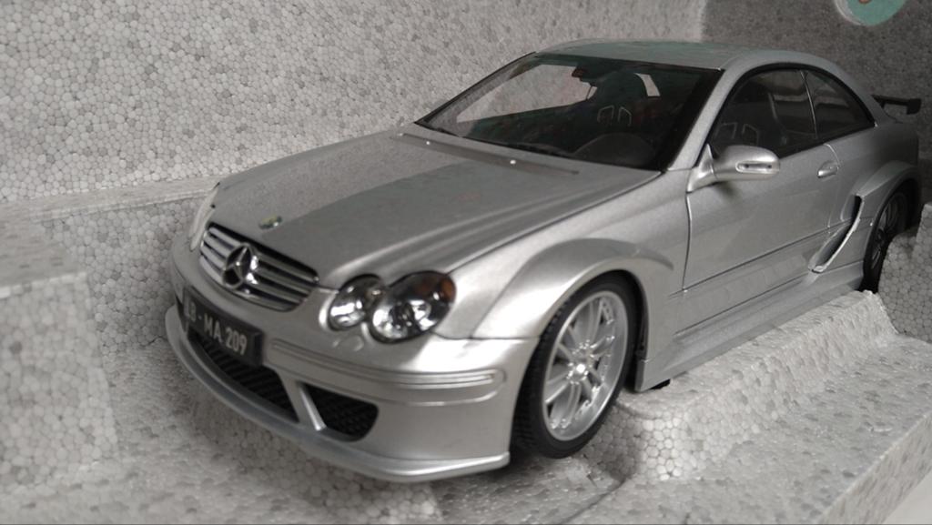 Mercedes CLK DTM AMG Coupe zilver Kyosho B66962271, Ophalen of Verzenden, Zo goed als nieuw, Auto, Kyosho