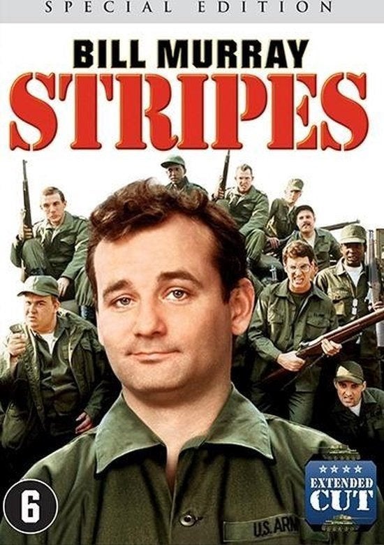 Stripes (1981) DVD Bill Murray John Candy Jaren 80 Classic, Alle leeftijden, Ophalen of Verzenden, Zo goed als nieuw, Komedie