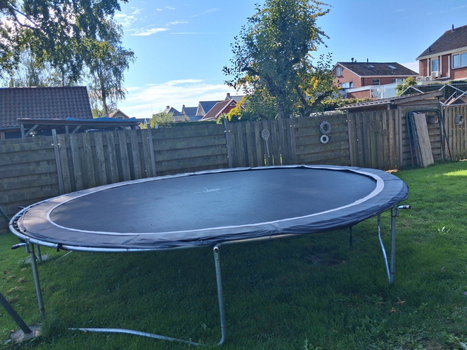 EXIT Toys Trampoline 4,25m - gebruikt, Kinderen en Baby's, Ophalen, Gebruikt
