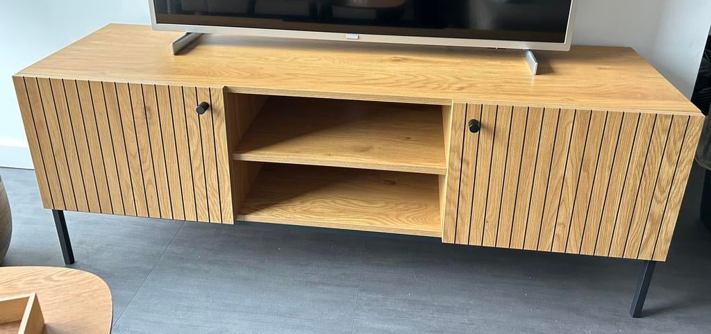 Tv meubel, Ophalen, 100 tot 150 cm, Nieuw, Minder dan 100 cm