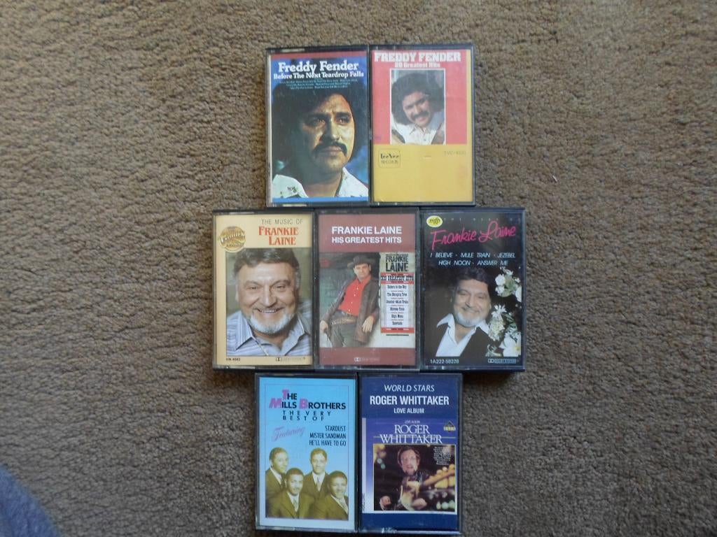 Frankie  Laine,  Freddie   Fender., Ophalen of Verzenden, Gebruikt, Pop, 2 t/m 25 bandjes