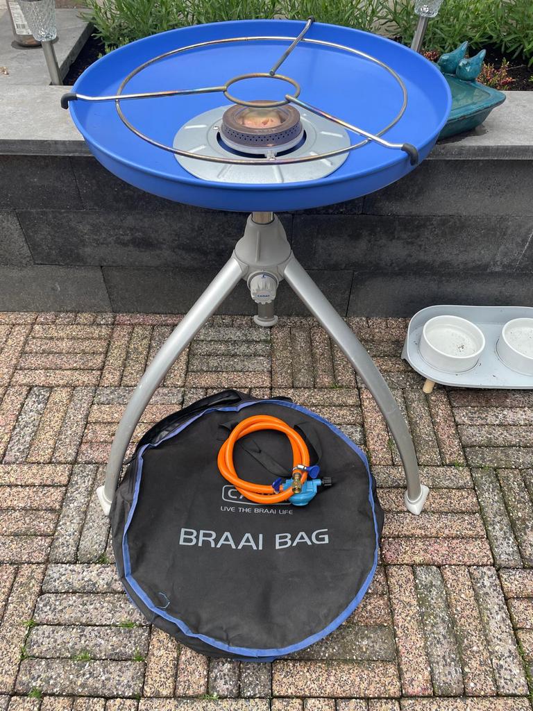 Cadac braai bag skottelbraai onderstel, Ophalen, Zo goed als nieuw