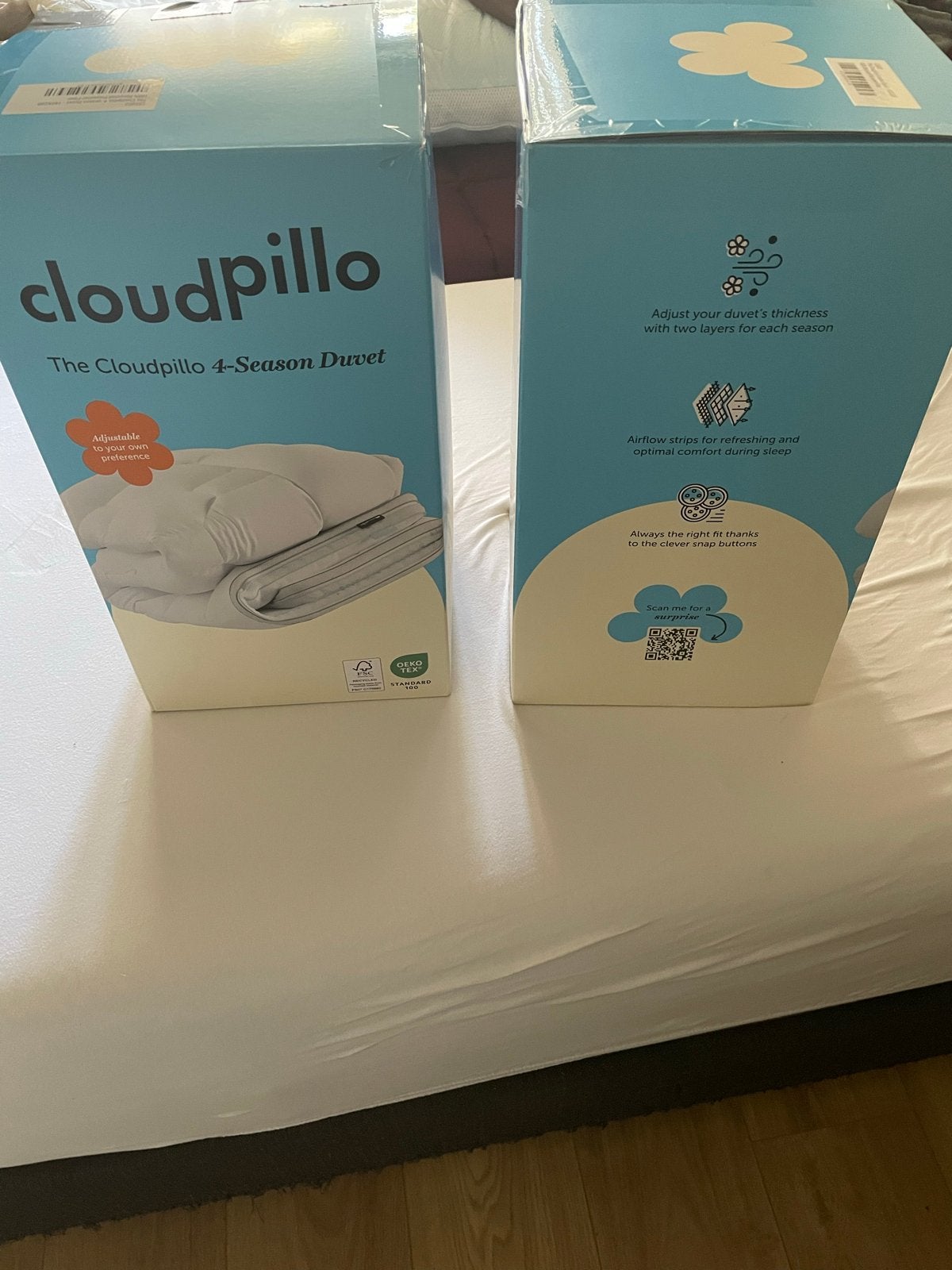 Cloudpillo 4-seizoenen dekbed 120x200, Huis en Inrichting, Eenpersoons, Nieuw, Ophalen of Verzenden, Deken of Dekbed
