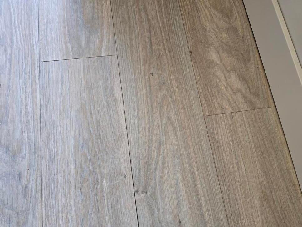 Laminaat - eiken decor - ruim 6 m², Ophalen, 50 tot 150 cm, Nieuw, 10 m² of meer