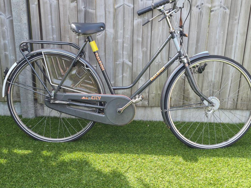 Vintage Raleigh Damesfiets met Trommelremmen, Ophalen of Verzenden, Gebruikt, Trommelrem, Overige merken