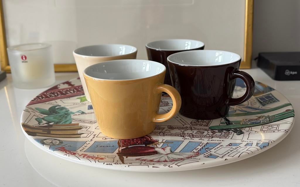 4 Arzberg kop en schotels Als Nieuw, Huis en Inrichting, Keuken | Servies, Ophalen, Zo goed als nieuw, Overige stijlen, Kop(pen) en/of Schotel(s)