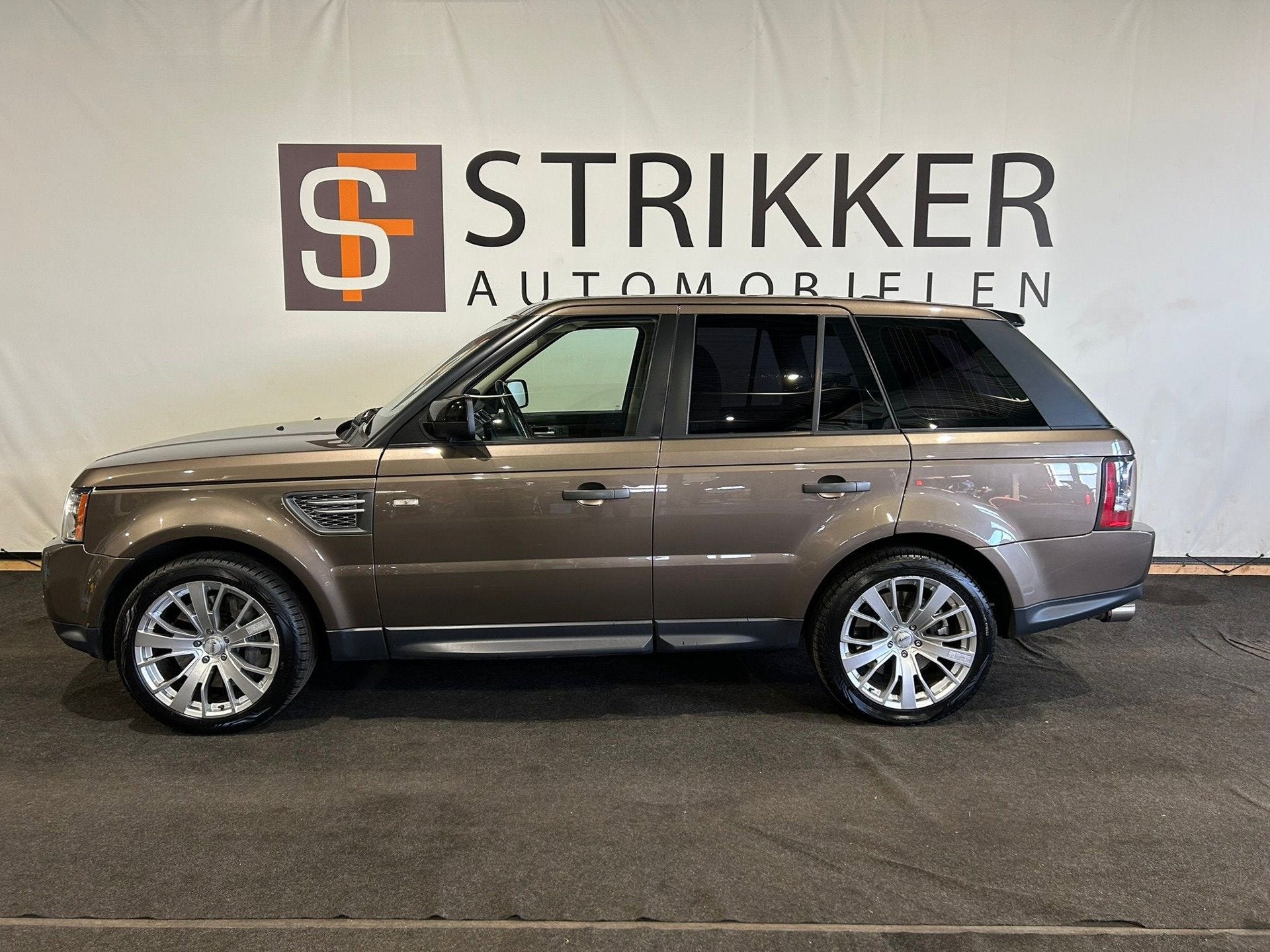 Land Rover Range Rover Sport 5.0 V8 Supercharged, Auto's, Land Rover, Euro 5, Gebruikt, Bruin, Navigatiesysteem