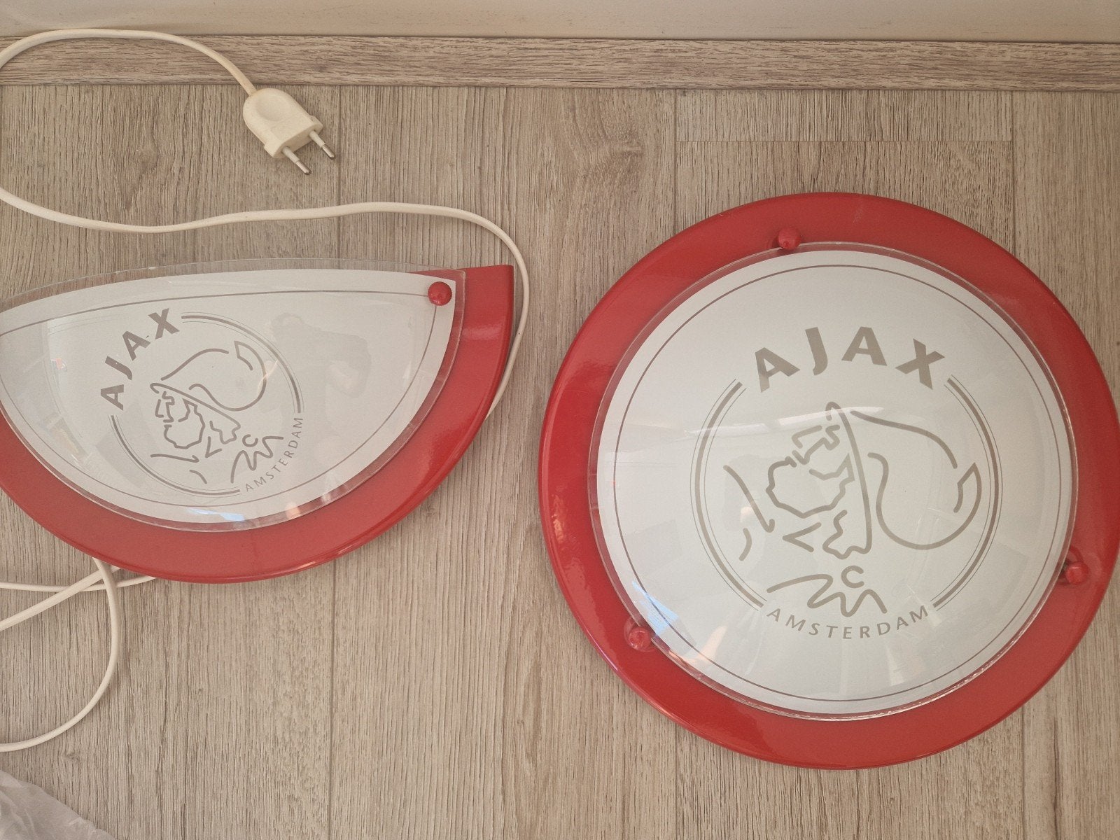 Ajax wandlamp en plafond lamp, Ophalen of Verzenden, Gebruikt, Rood