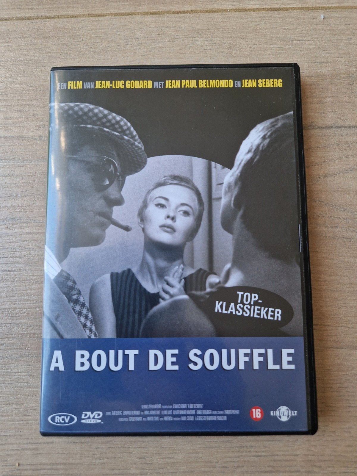 A Bout de Souffle (Ademloos) - Klassieke Franse Film DVD, Gebruikt, Nederlands, Ophalen of Verzenden, Inclusief doosje