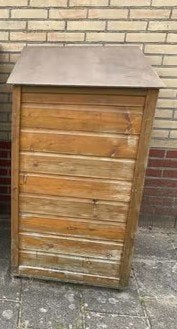 Houten containerberging, Ophalen, Gebruikt, Hout, Overige typen