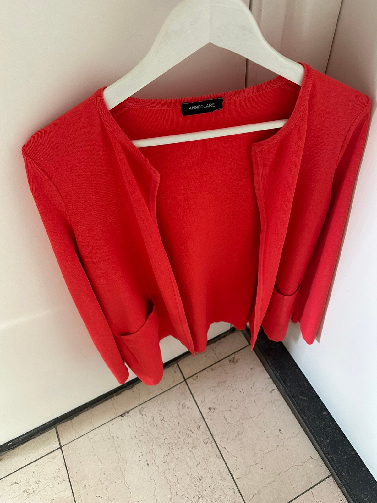 Anne claire vest maat 40 italiaanse maat 46, Verzenden, Zo goed als nieuw, Maat 38/40 (M), Rood